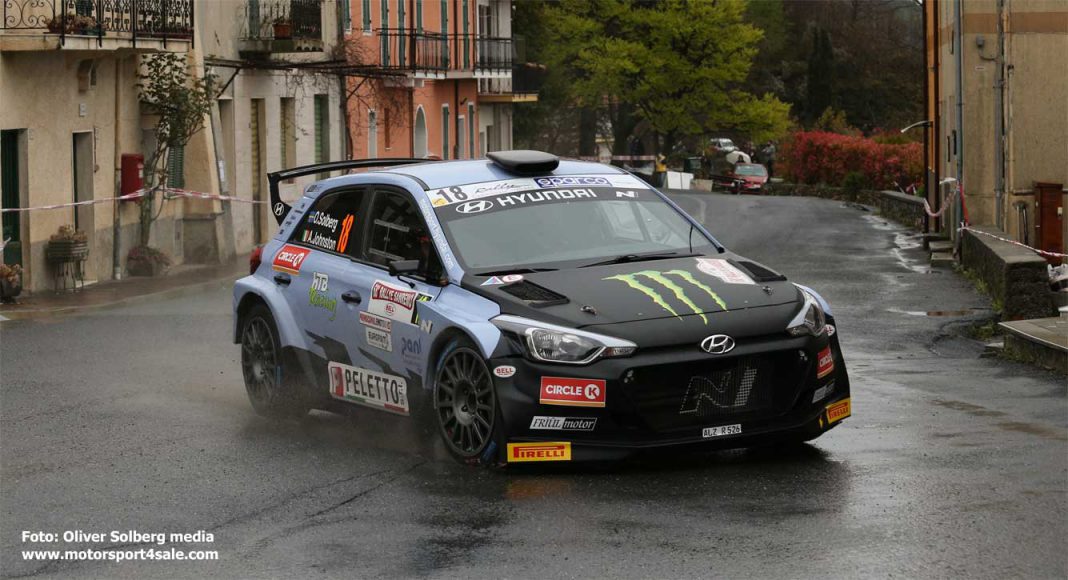 Oliver Solberg i Rally Sanremo