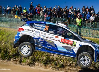 Tom Kristensson om insatsen i Vodafone Rallye de Portugal Tom Kristensson och David Arhusiander flyger fram i Rally de Portugal 2021