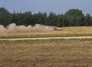 Ott Tänaks avåkning på SS4 i Rally Estonia 2021 Ott Tänaks avåkning i Rally Estonia