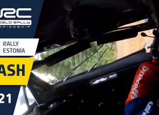 Incar från Sean Johnstons jätterullning i Rally Estonia 2021