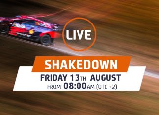 Live från Shakedown inför WRC Renties Ypres Rally Belgium 2021