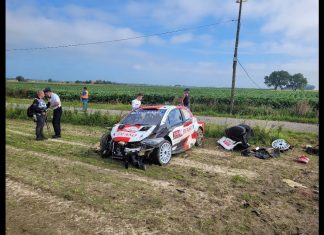 Takamoto Katsutas krasch i Ypres Rally 2021