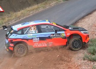Leriga sladdar från shakedown inför Acropolis Rally 2021
