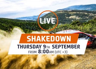 Live från Shakedown inför WRC Acropolis Rally 2021