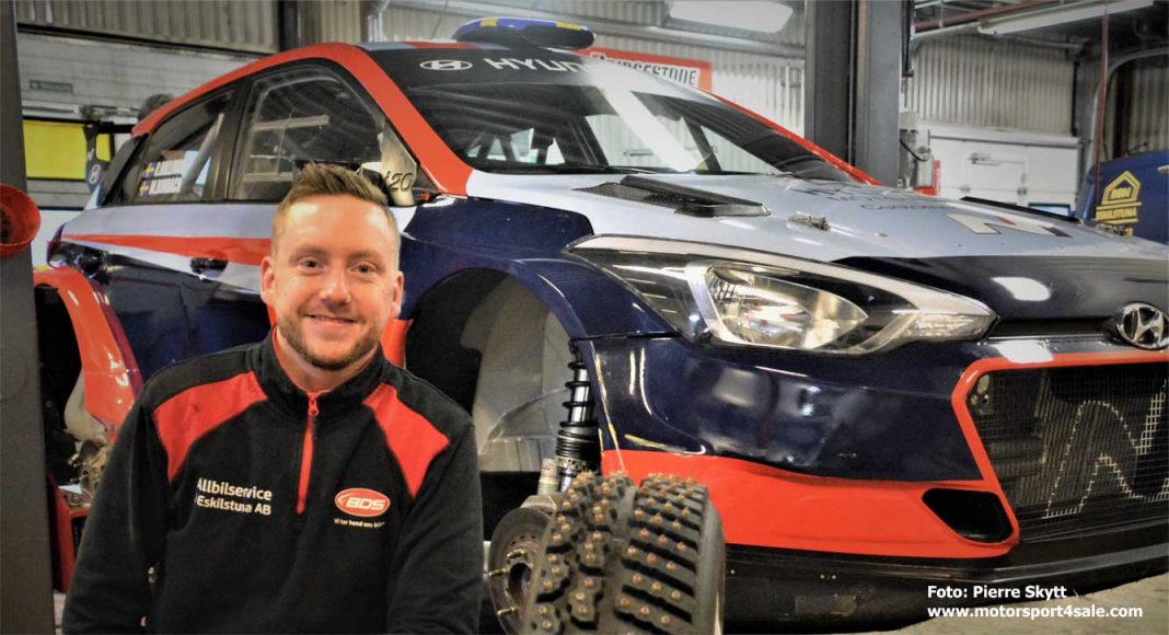 Robert Andersson till SM-premiären i en Hyundai i20 R5
