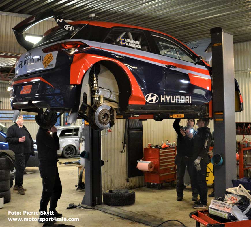 Robert Andersson till SM-premiären i en Hyundai i20 R5