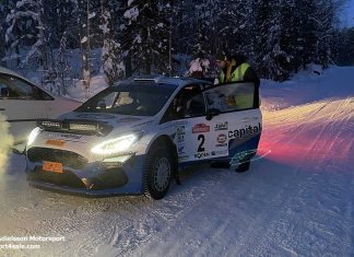 Tekniskt fel stoppade Mattias och Maja i North Rally 2022 Tekniskt fel stoppade Mattias och Maja i North Rally 2022