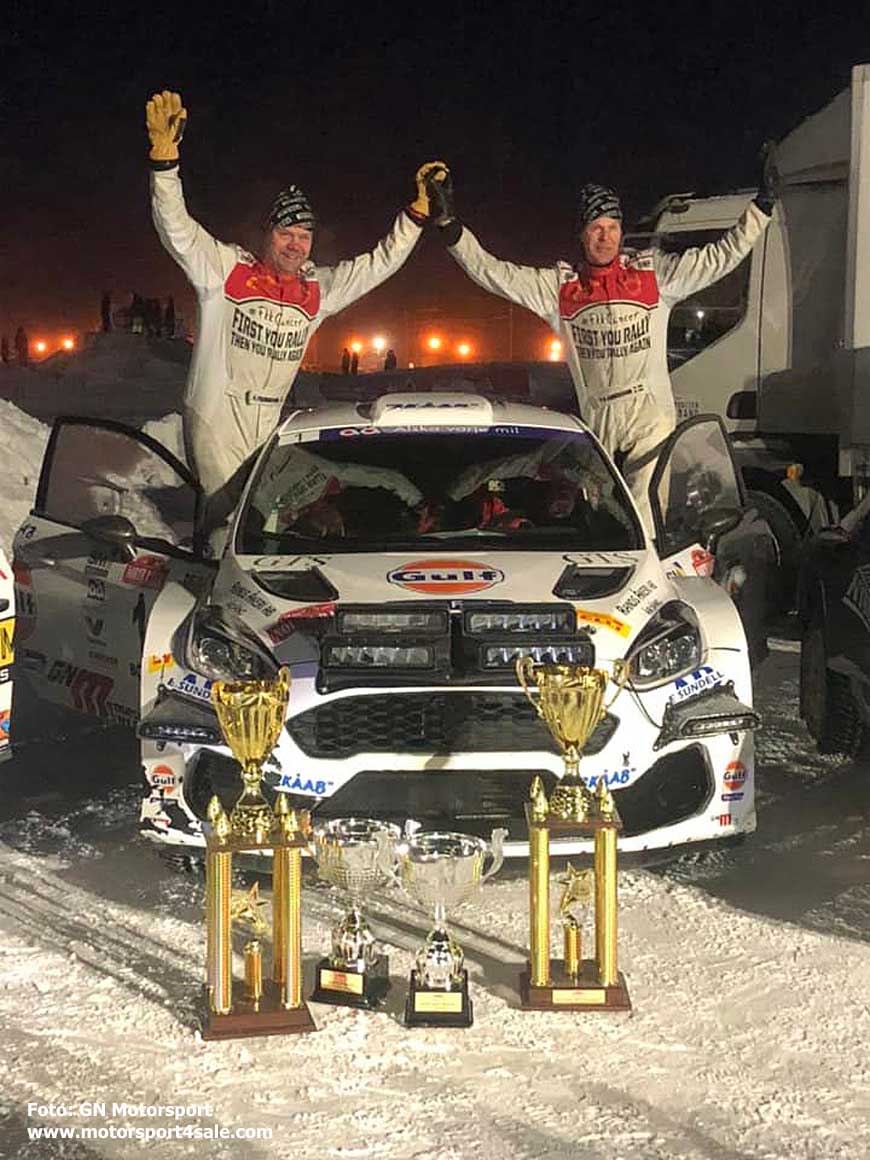P-G Andersson och Anders Fredriksson segrare i North Rally 2022