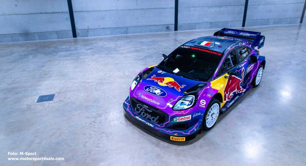 Nya Ford Puma Hybrid Rally1