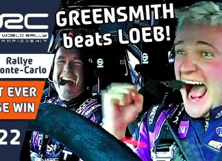 Glädjevrål för Gus och Jonas i Rallye Monte Carlo