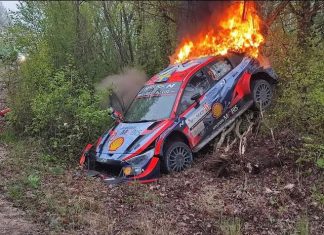 Oliver Solbergs avåkning i WRC Croatia Rally 2022