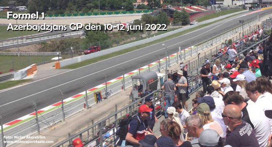 TV-tider för Azerbajdzjans GP 2022