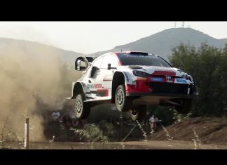 Sladd och hopp från SS1 Rally Italia Sardgena