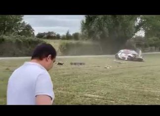 Här kraschar Kalle Rovanperä i Ypres Rally Belgien