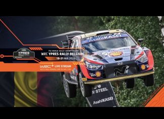 Livesändning från shakedown inför Ypres Rally Belgien 2022
