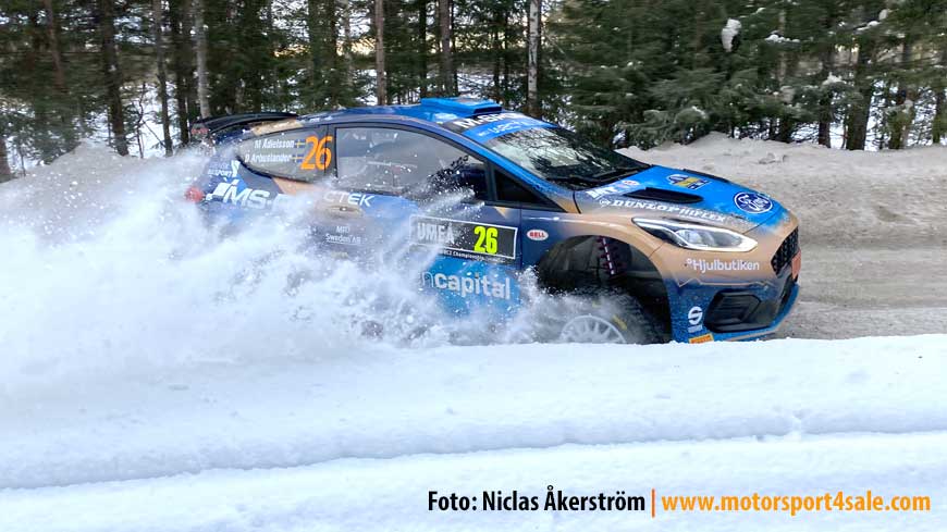 Mattias Adielsson i Rally Sweden 2022