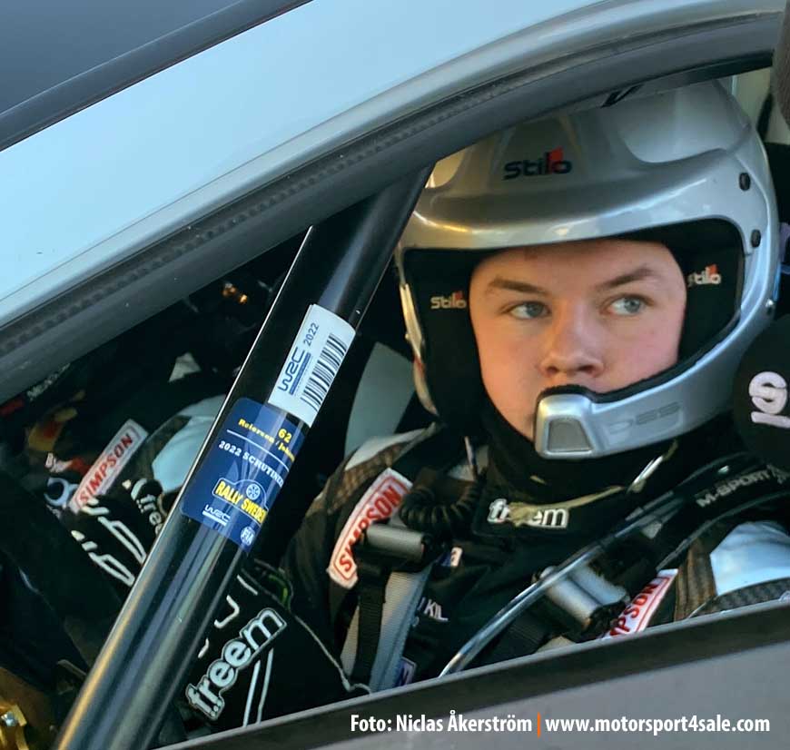 Isak Reiersen satsar på rally med JC Raceteknik