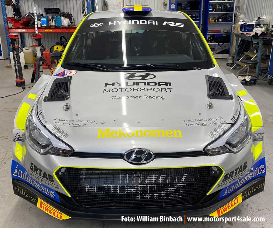 William Binbach inför BAUHAUS Royal Rally of Scandinavia 2023