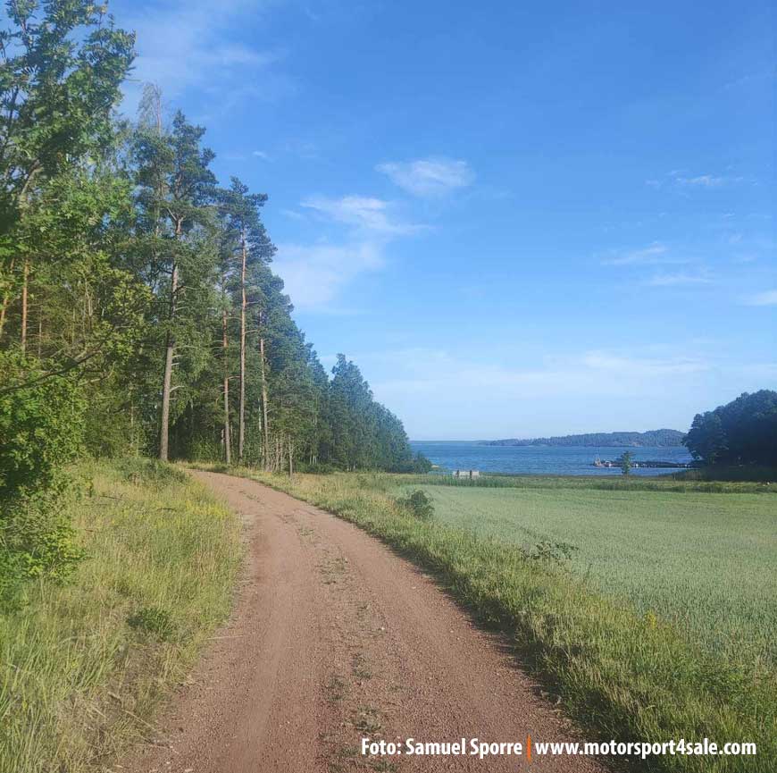 Rallysprint med havsutsikt