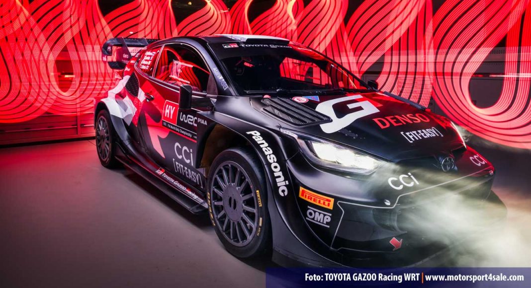 Toyota GR Yaris Rally 1 Hybrid får en ny look för 2024