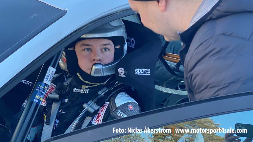 Isak Reiersen inför Rally Sweden 2022