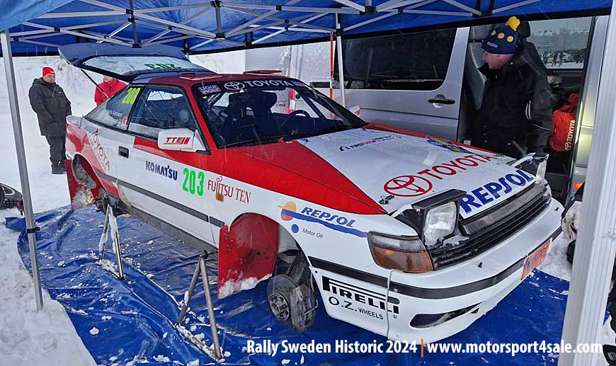 Sören Olssons Toyota Celica.
