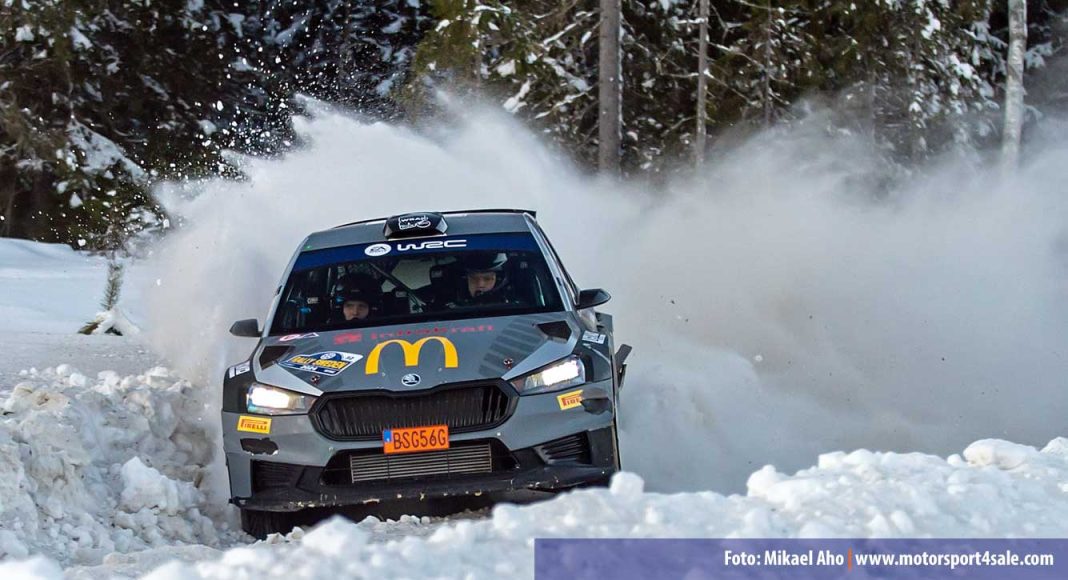 Isak Reiersen om sin fina placering i Rally Sweden 2024