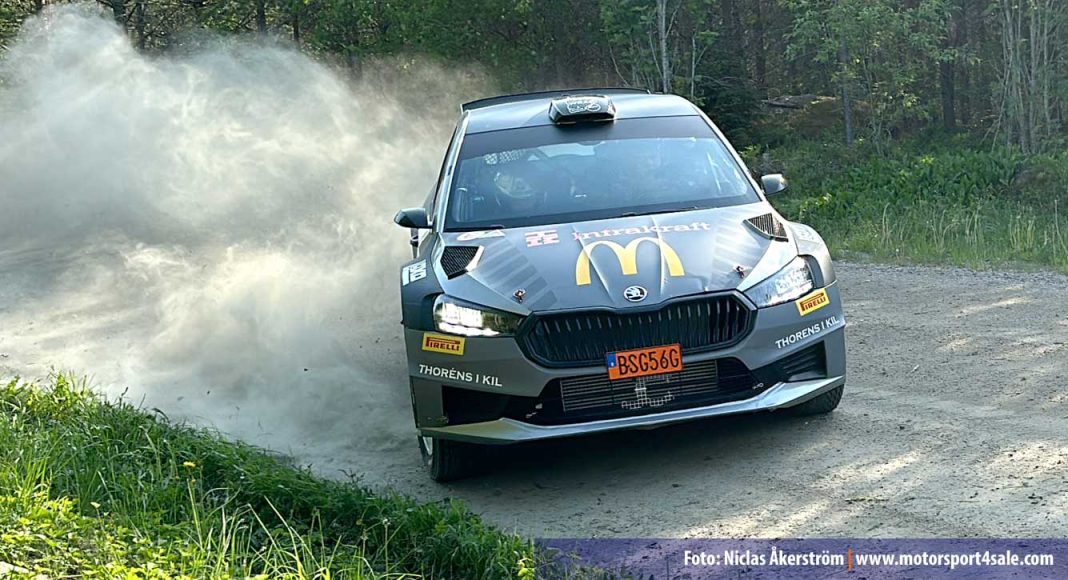 Isak Reiersen inför BAUHAUS Royal Rally of Scandinavia 2024