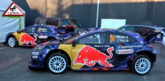 Se när VM-teamen anländer till Service park i Monte Carlo